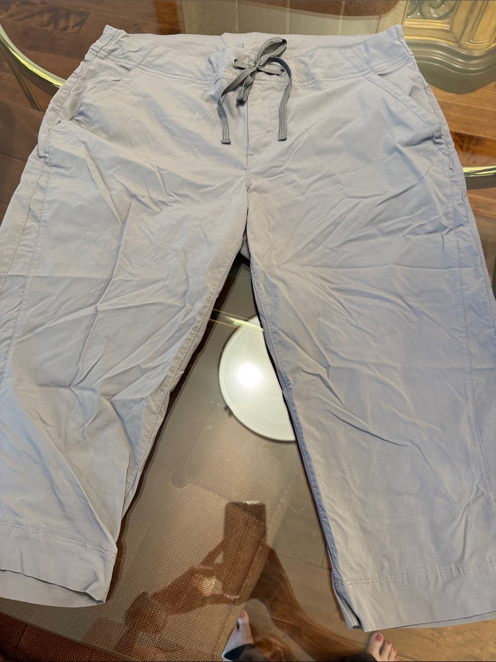 Columbia Women’s Just Right II Capri Pant in light gray